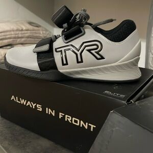 TYR Black and White Athletic Shoes